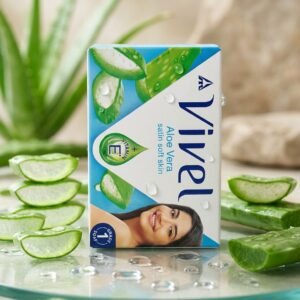 Vivel Aloe Vera & Vitamin E Bathing Bar – Satin Soft Skin (Grade 1 Soap)