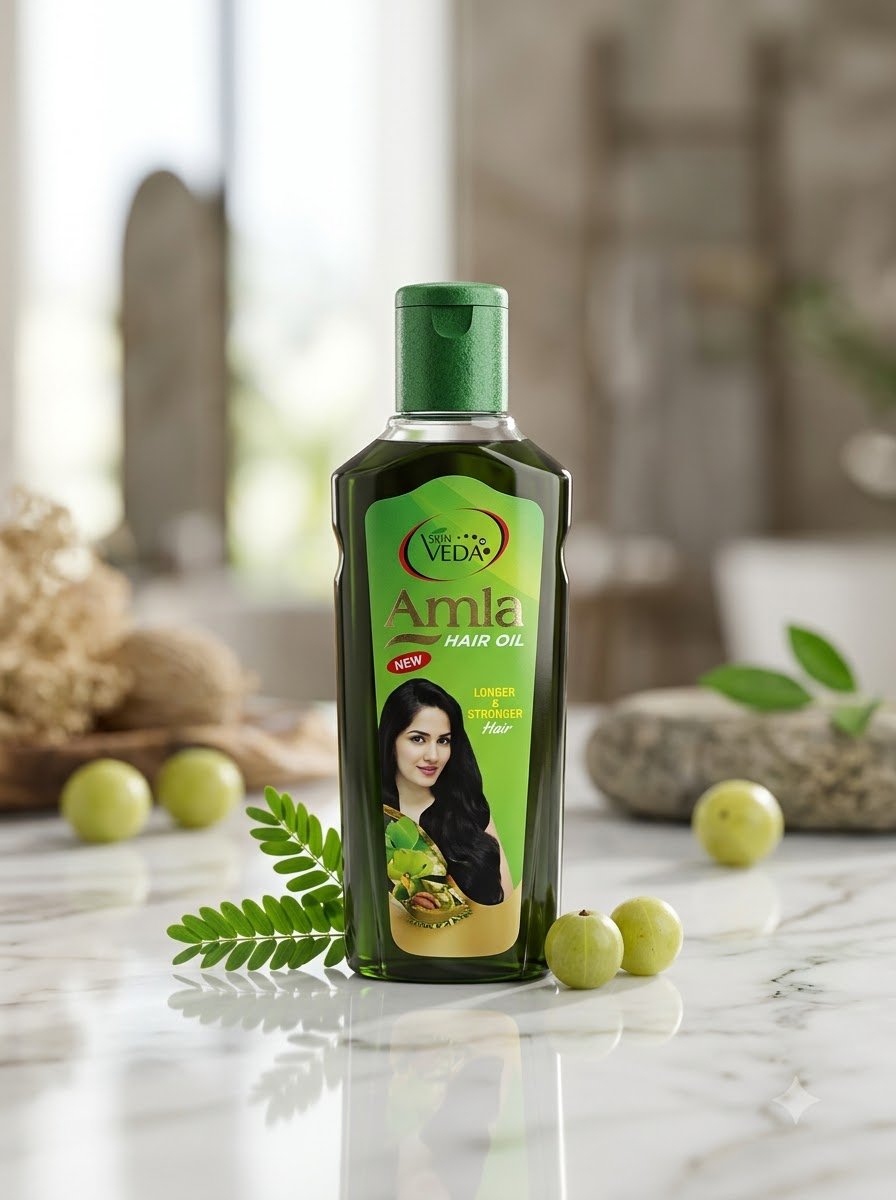 Skin Veda Amla Hair Oil – Longer & Stronger Hair
