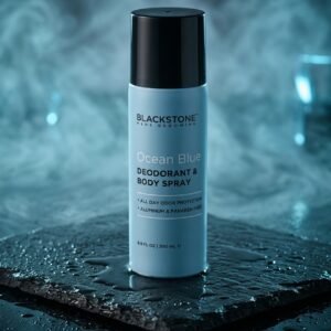 Blackstone Ocean Blue Deodorant & Body Spray – All Day Odor Protection, 200ml