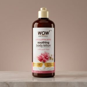 : WOW Skin Science Himalayan Rose Soothing Body Lotion with Lactic Acid (350 ml)