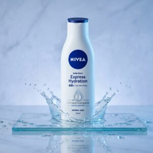 NIVEA Express Hydration Body Lotion – 48H Moisture with Deep Moisture Serum & Sea Minerals