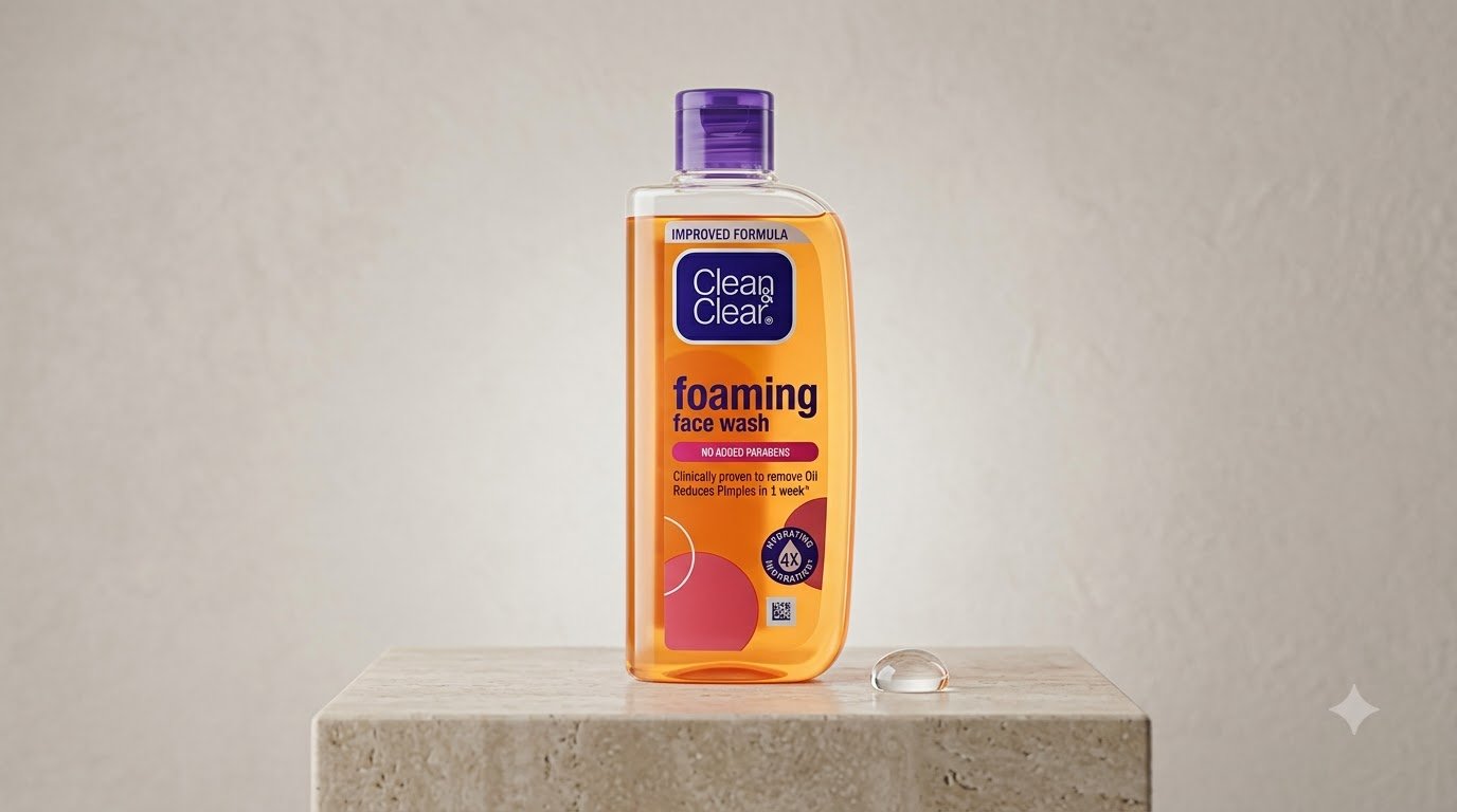 Clean & Clear Foaming Face Wash – Oil Control & Fresh Skin