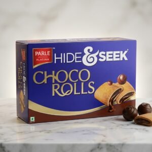 Parle Platina Hide & Seek Choco Rolls – Rich Cream-Filled Crispy Rolls