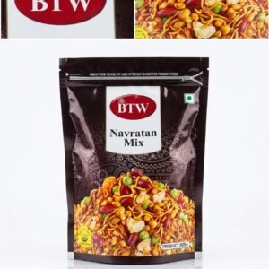 BTW Navratan Mix – Crispy & Spicy Savory Namkeen (Resealable Zip-Lock Pack)